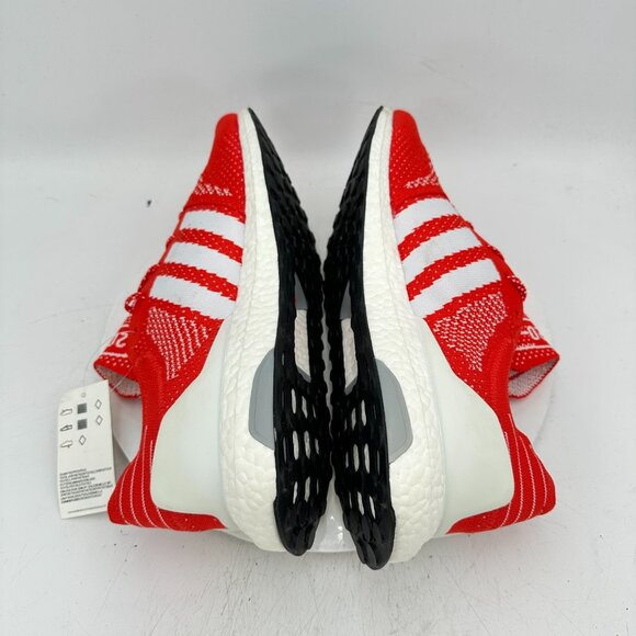 Adidas Ultraboost DNA Primeknit Men Size 14  FV6053 Active Red Running Shoes - Picture 6 of 11